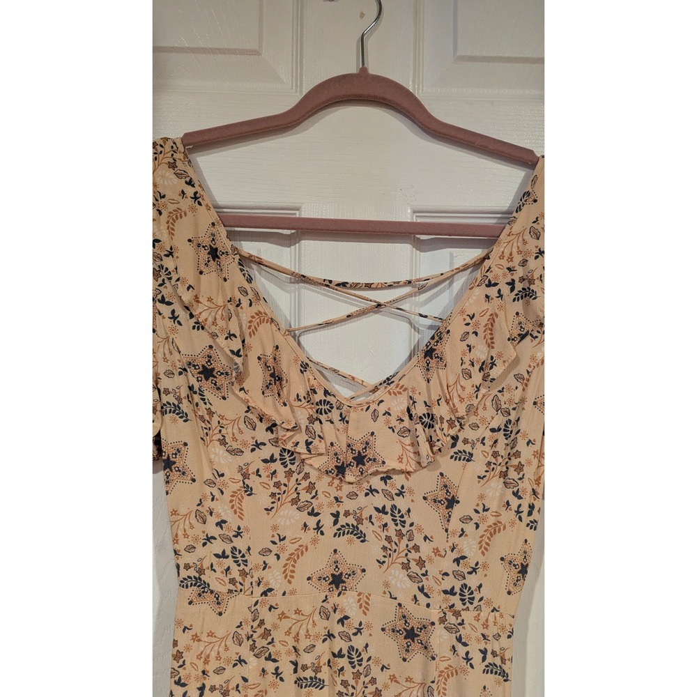 Spell & The Gypsy Collective Boho Mini Dress‎ Womens S Lace Back Festival Dress - Picture 2 of 10